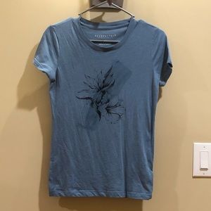 Aeropostale Blue Patterned Top